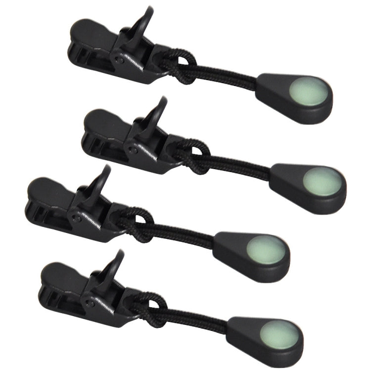 100個賣 登山野營雙肩包拉鏈頭 戶外防丟失醒目夜光配件自發光拉繩