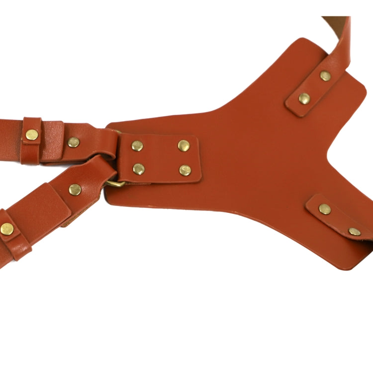 皮製相機肩帶戶外攝影設備配件通用單發相機雙肩背帶