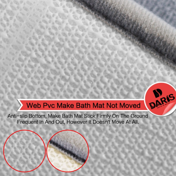 防滑吸水浴室墊 長毛記憶棉廚房門地墊