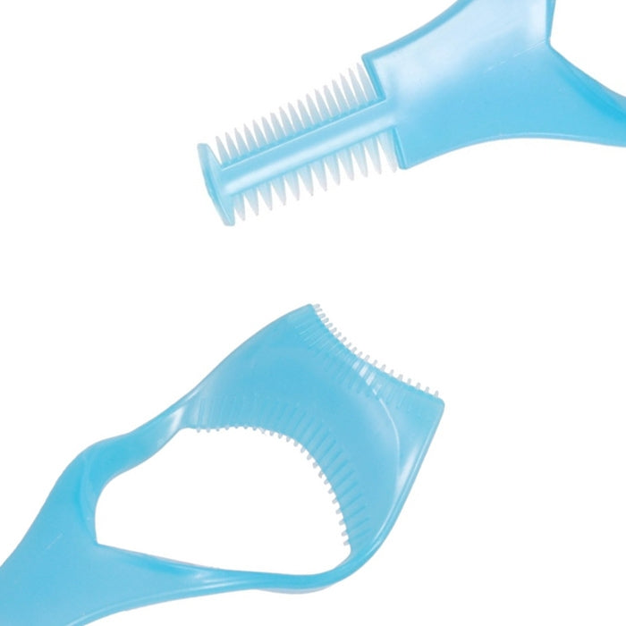 10個一賣  熊爪實用化妝睫毛膏睫毛塗抹器睫毛梳三件套睫毛卡美容清潔用品3D水晶