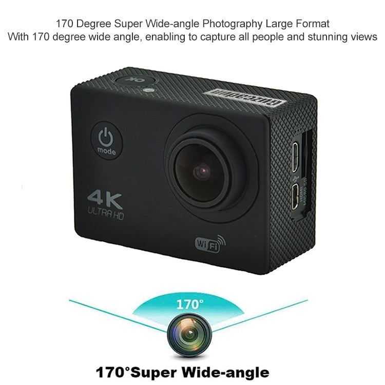 WIFI防水運動相機騎行4K相機超潜水60PFS相機頭盔自行車凸輪水下運動1080P相機