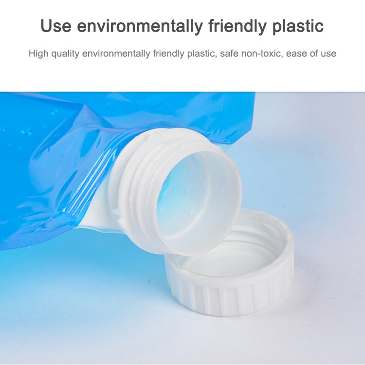 PE水袋便攜式摺疊式水袋升降袋野營徒步生存水袋式儲水袋