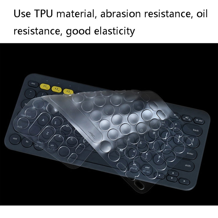 JRC T20703 筆記本電腦鍵盤膜 無線藍牙鍵盤透明膜 適用於羅技 K380