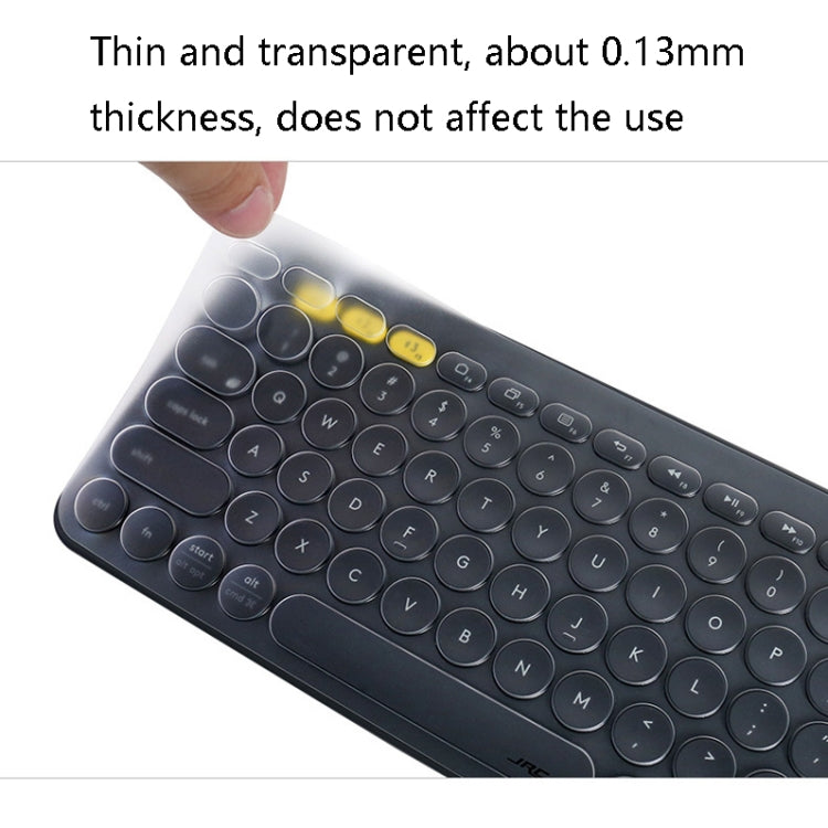 JRC T20703 筆記本電腦鍵盤膜 無線藍牙鍵盤透明膜 適用於羅技 K380