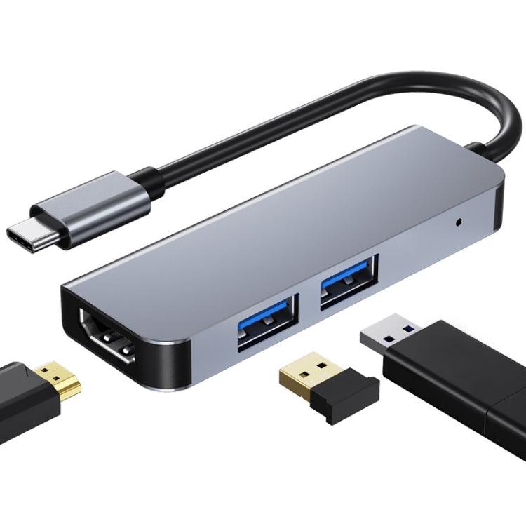 3合一 Type-C轉4K HDMI+2個USB3.0接口 多功能HUB拓展塢