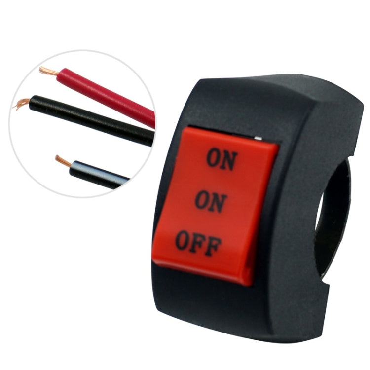 10件賣 改裝摩托車越野車配件 車把一進二出大燈射燈遠近燈開關