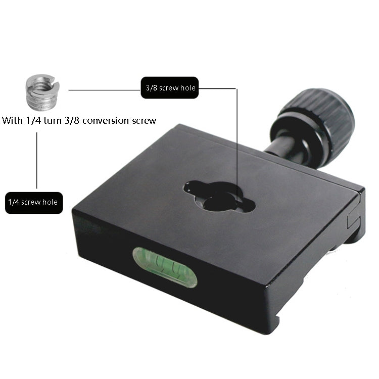 QR60 鋁合金快裝夾座雲台三腳架單反快裝板底座