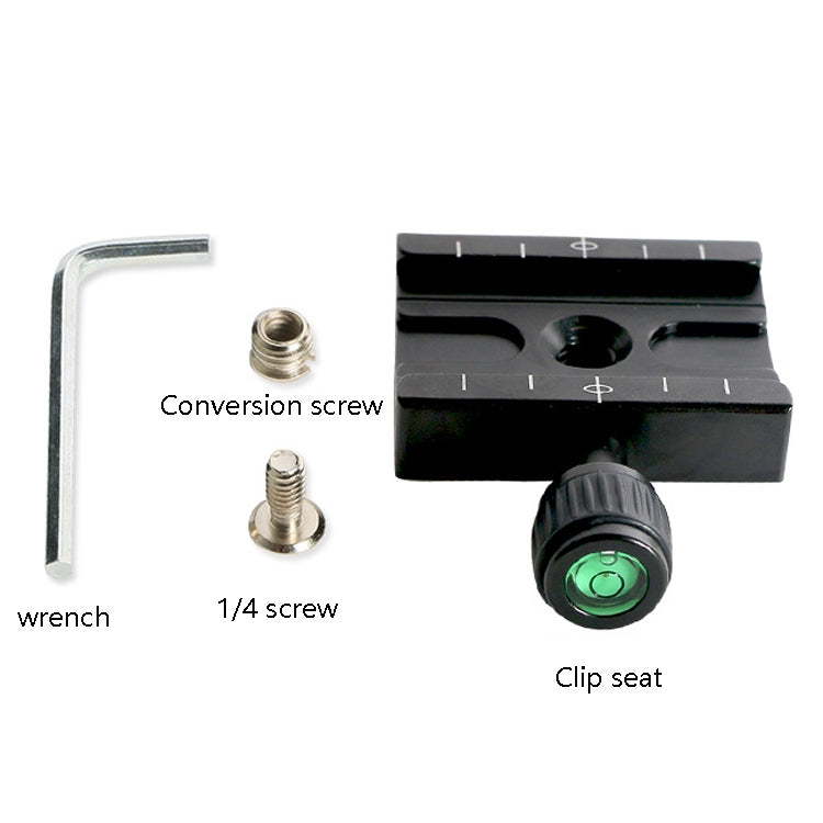 QR60 鋁合金快裝夾座雲台三腳架單反快裝板底座