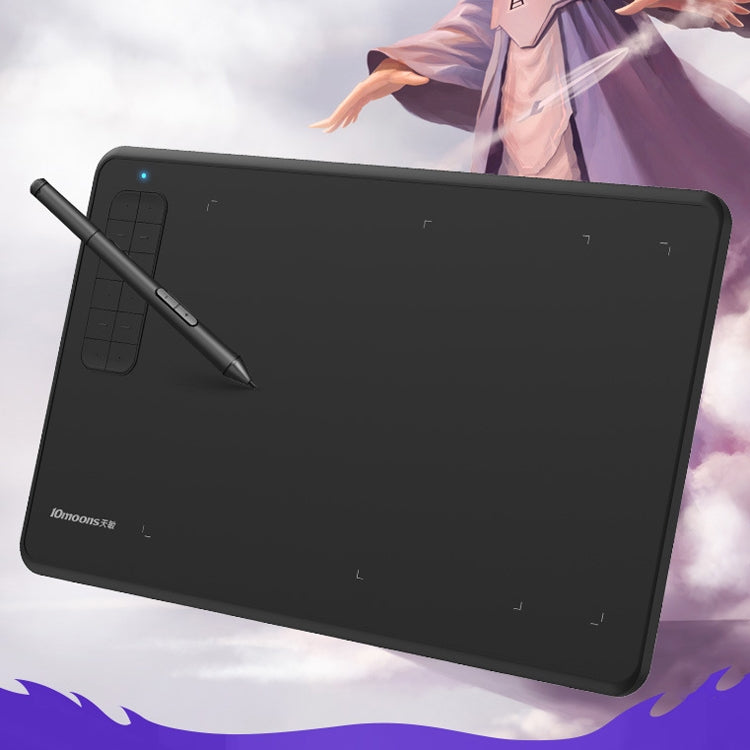10Moons G12數位板可連接手機手繪板電腦繪畫板網課輸入板