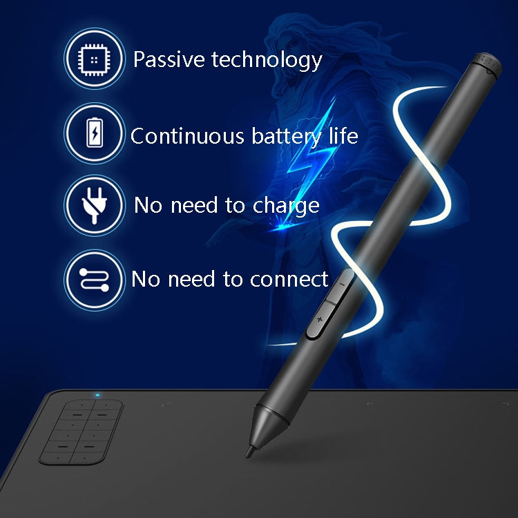 10Moons G12數位板可連接手機手繪板電腦繪畫板網課輸入板