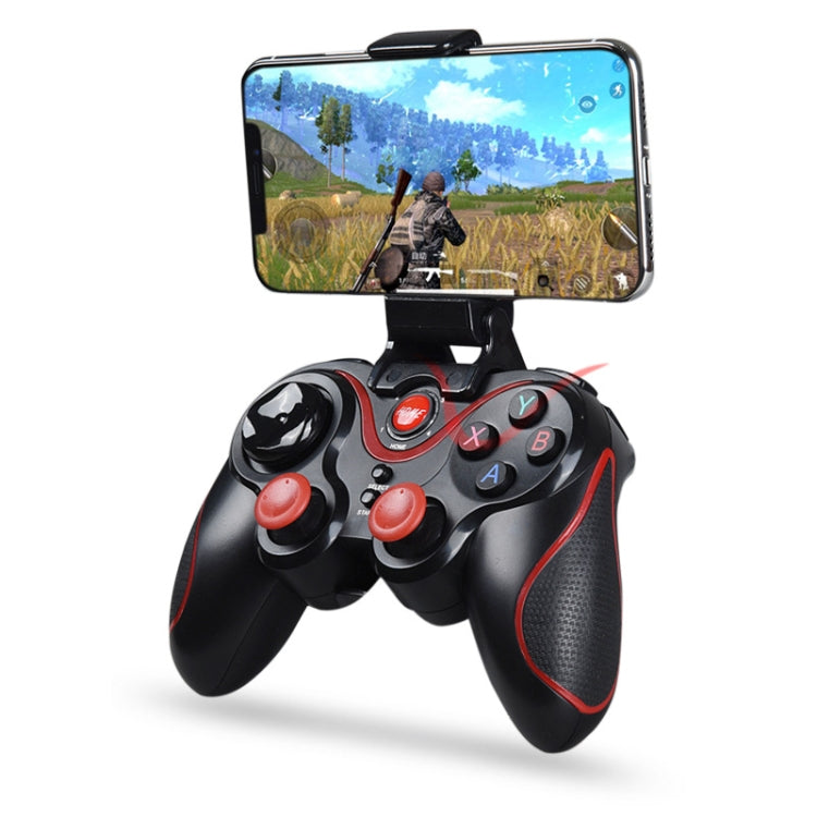 S6 無線藍牙遊戲控制器手柄帶支架&接收器 適用於Android / iOS / PC