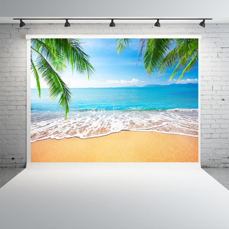 2.1m x 1.5m 椰子樹海景攝影布