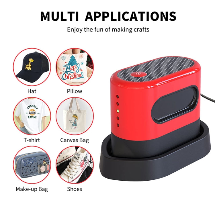 YD510 熨斗燙壓機適用於 T 恤印畫便攜式迷你燙畫機，歐規插頭