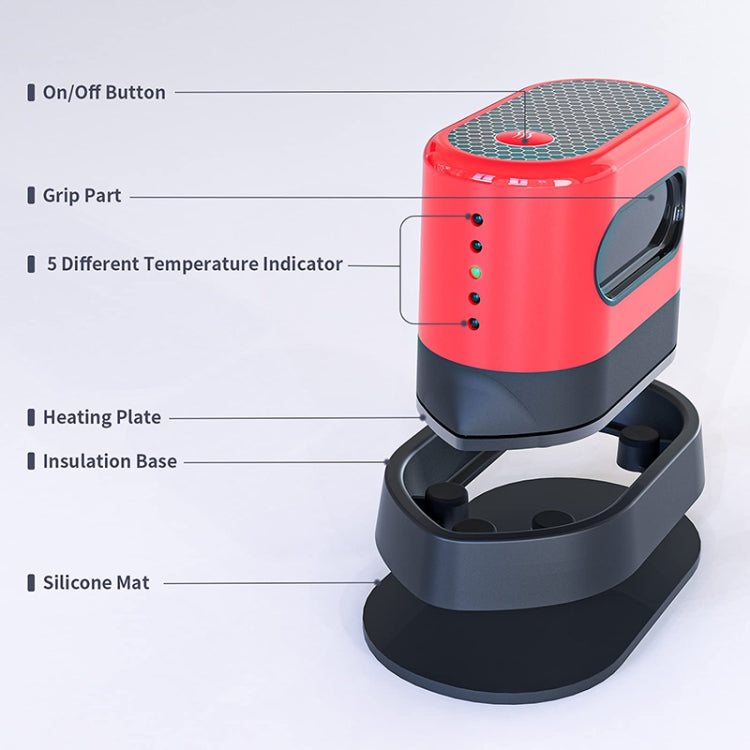 YD510 熨斗燙壓機適用於 T 恤印畫便攜式迷你燙畫機，歐規插頭