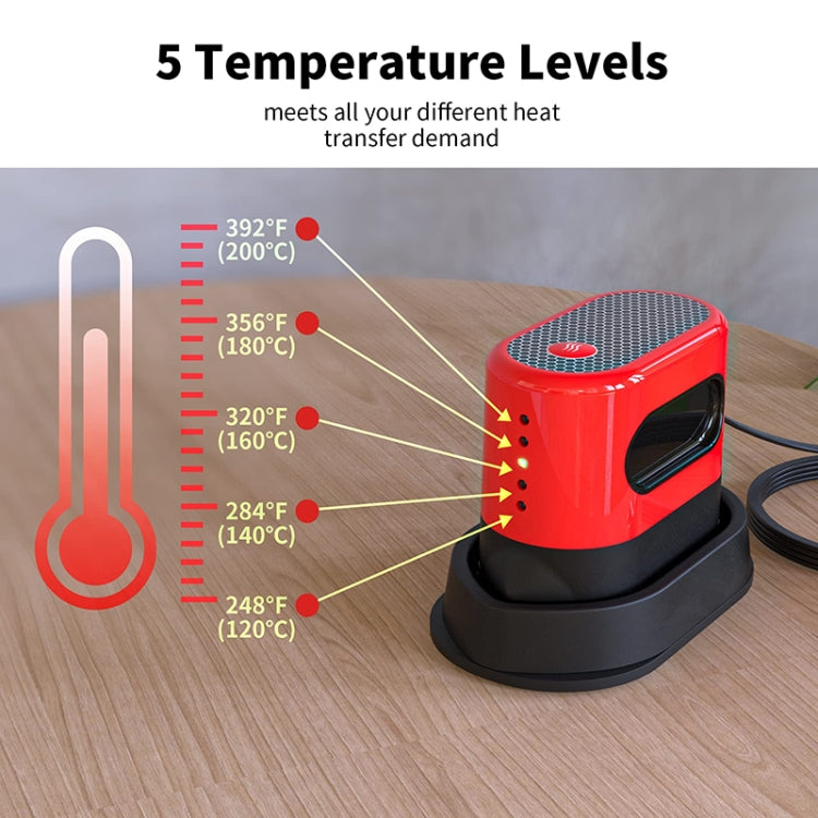 YD510 熨斗燙壓機適用於 T 恤印畫便攜式迷你燙畫機，歐規插頭