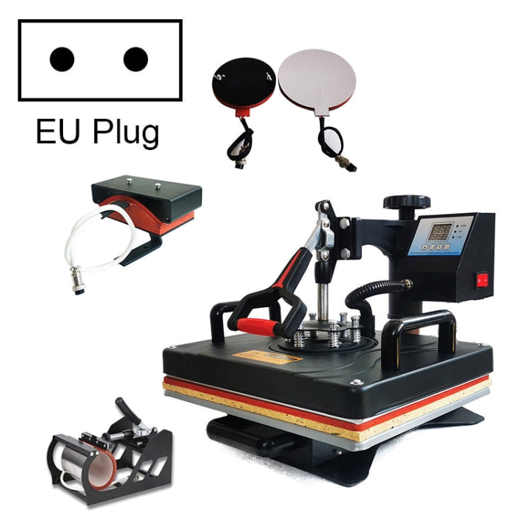 WL2938T 1200W 5合一 燙畫機適用T恤印花熱轉印機，歐規