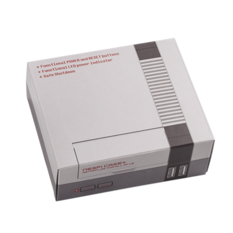 復古旗NESPi Case+ 遊戲機盒子帶LED指示燈適用於Raspberry Pi