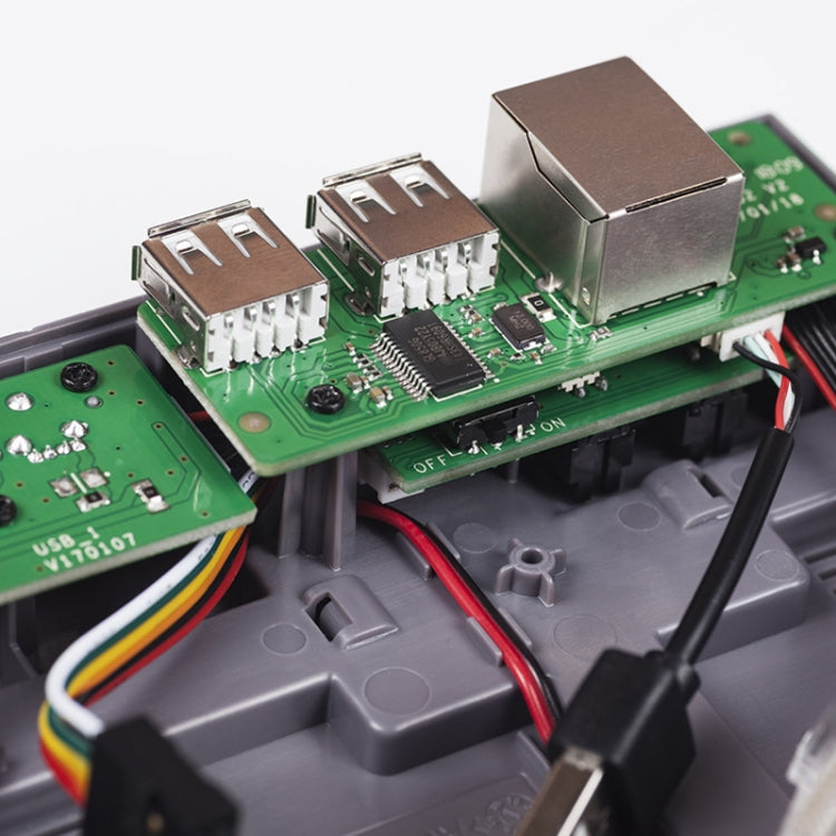 復古旗NESPi Case+ 遊戲機盒子帶LED指示燈適用於Raspberry Pi