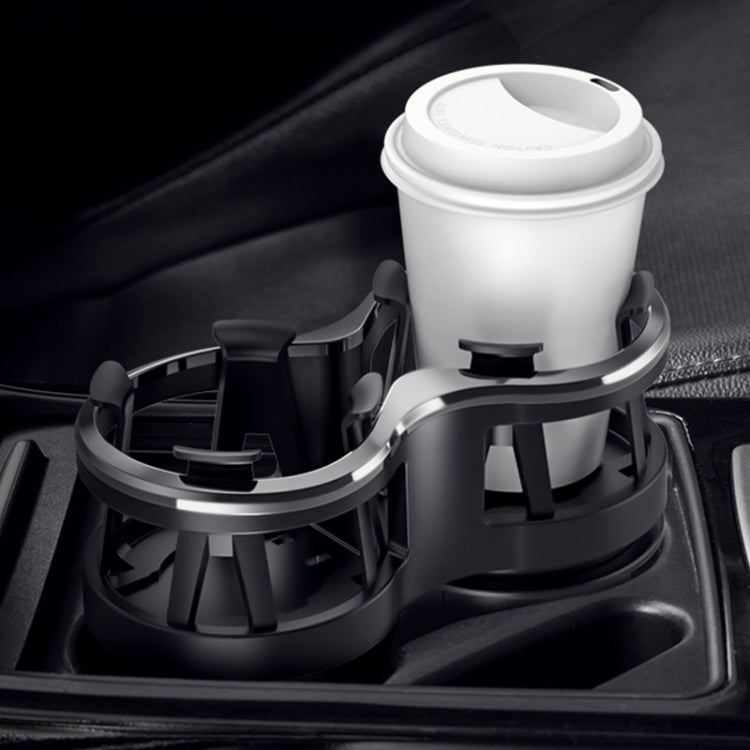 SHUNWEI SD-1038 車用雙孔水杯架可樂保溫杯支架一拖二飲料架