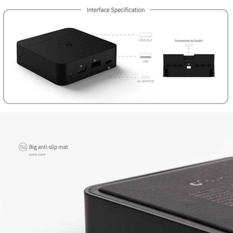 穀粒 適用於Nintendo Switch便攜手機擴展底座視頻支架