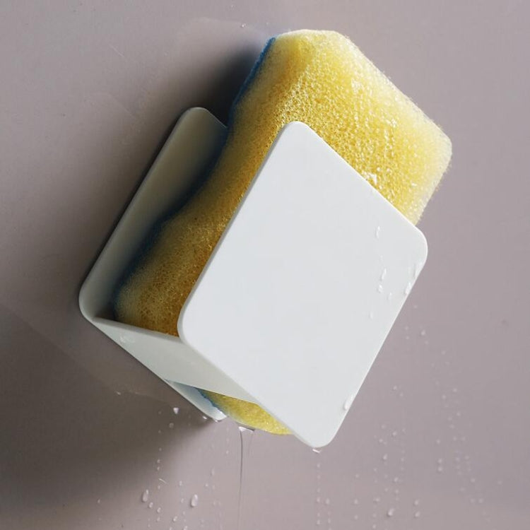 廚房水槽海綿置物架壁掛式百潔布瀝水掛架