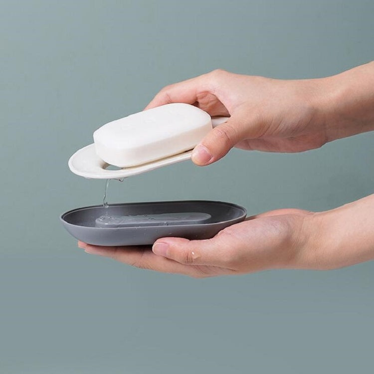 2個裝 雙層家用瀝水肥皂盒衛生間創意便攜香皂架