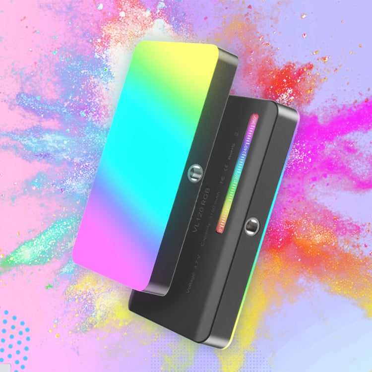 Ulanzi VL120 RGB 全色彩RGB單反相機攝影直播拍照錄像小型打光燈