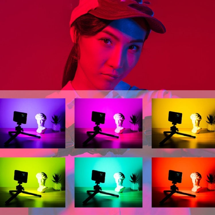 Ulanzi VL120 RGB 全色彩RGB單反相機攝影直播拍照錄像小型打光燈