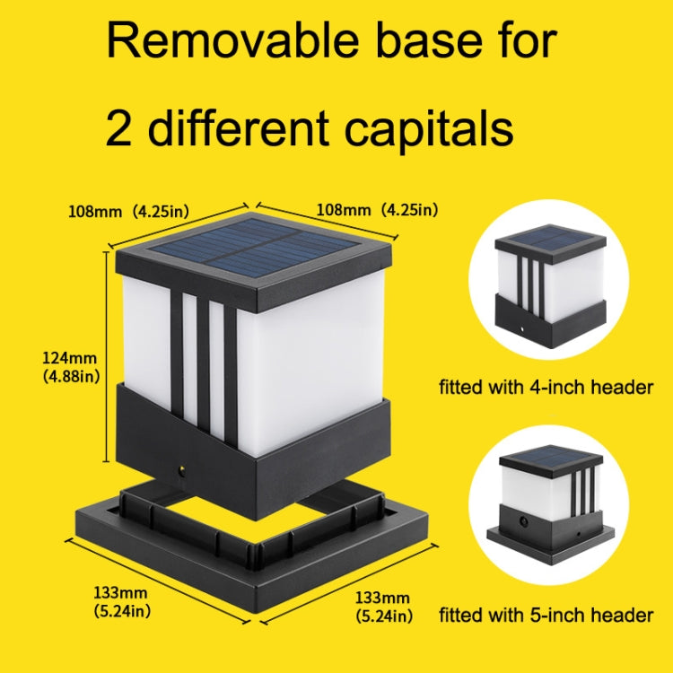 太陽能戶外防水柱頭燈庭院景觀燈