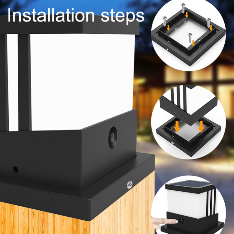 太陽能戶外防水柱頭燈庭院景觀燈