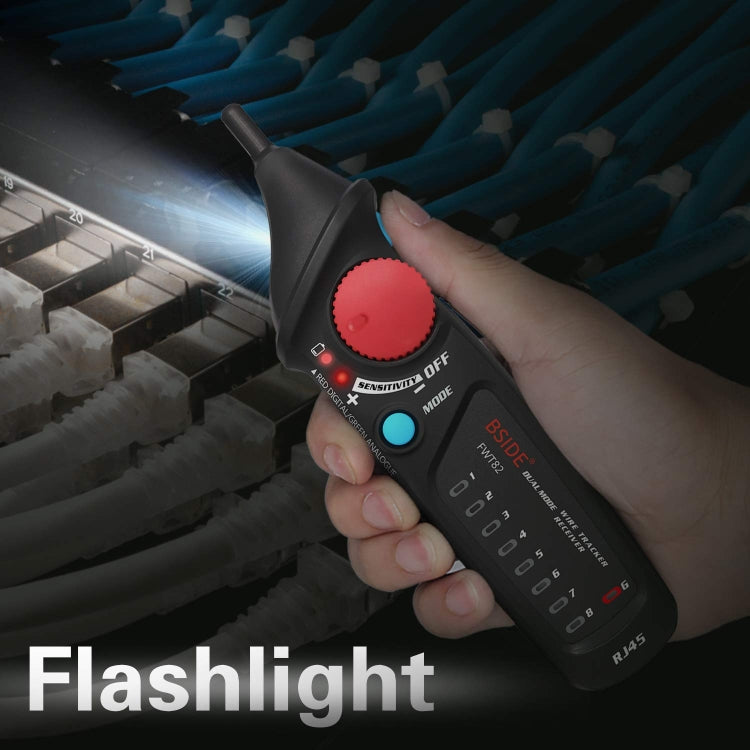 BSIDE FWT82 模擬加数字雙模式抗干擾智能尋線儀網絡通斷對線器