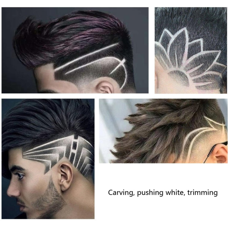 鏤空T型鋼刀頭電推剪 USB充電式雕刻電動理髮器