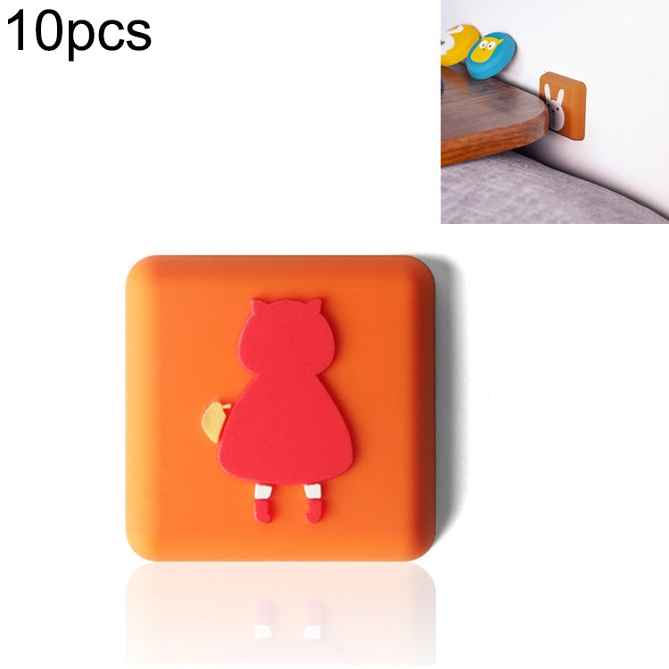 10個賣 加厚牆面門把手防撞貼墊 硅膠墊緩衝墊