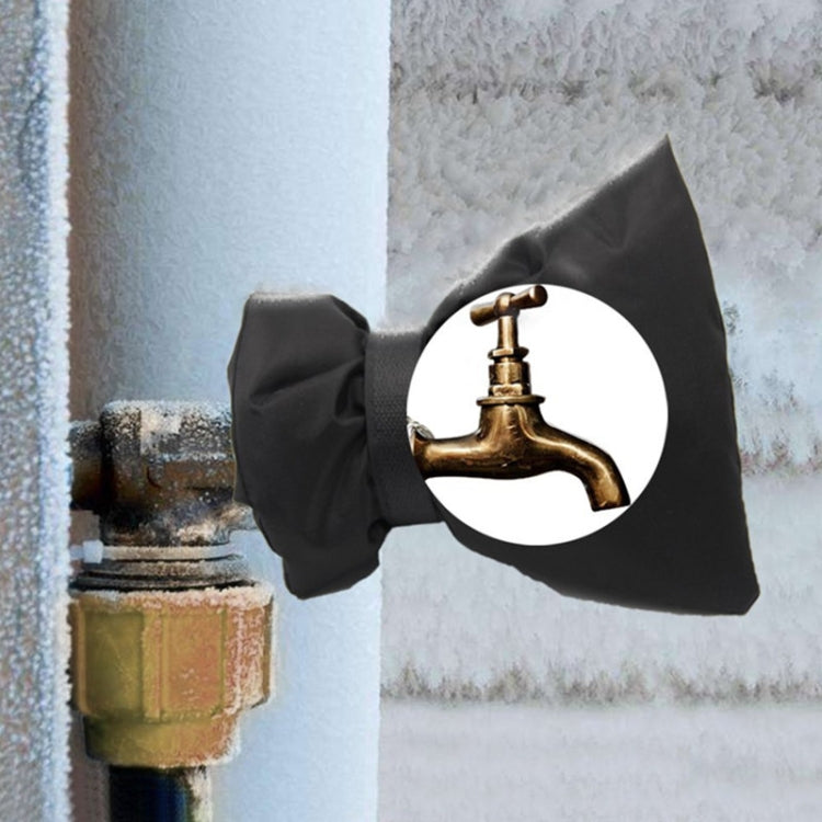 2件 戶外露台冬季水龍頭防護套防結冰防凍保暖套