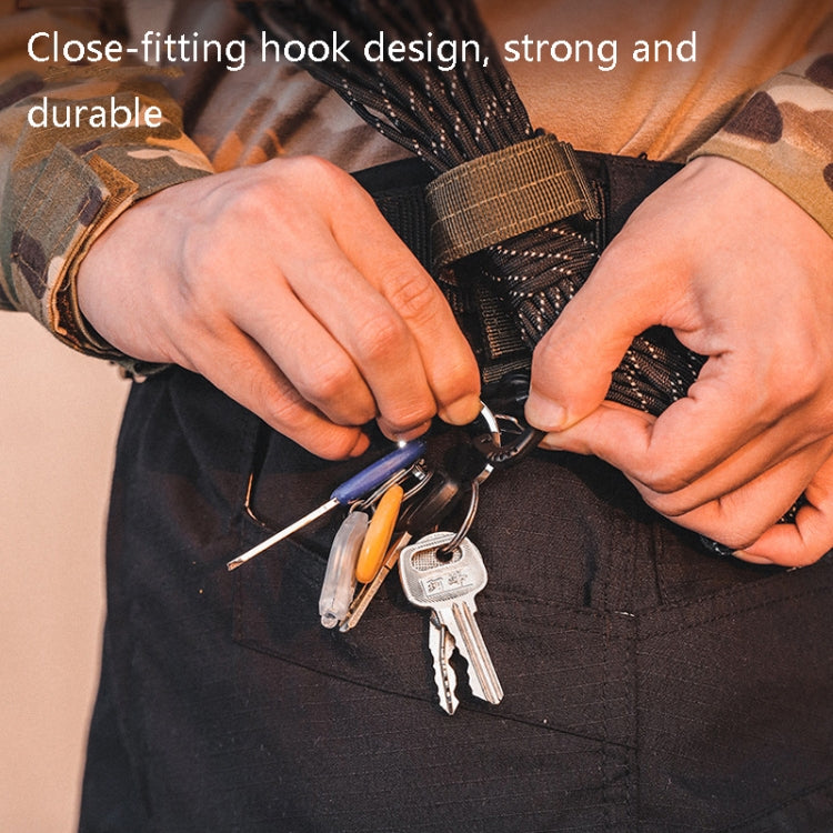 手套繩索收納扣 多用途尼龍登山扣，顏色隨機發貨