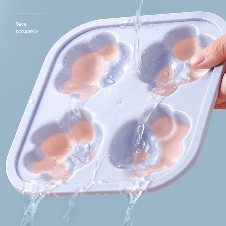家用貓爪造型創意硅膠冰盒冰塊模具製冰球帶蓋DIY輔食盒