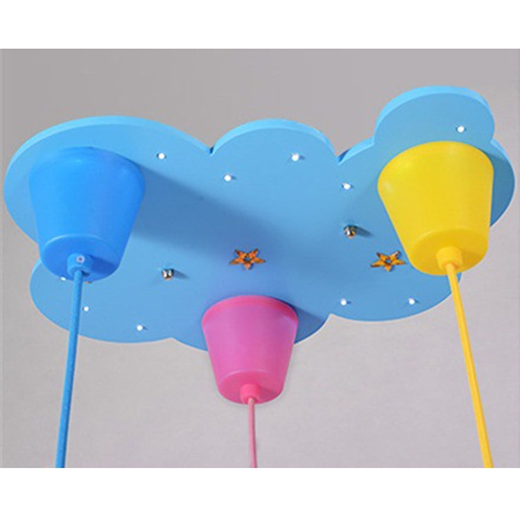 創意時尚簡約房子吊燈卧室書房幼兒園燈具