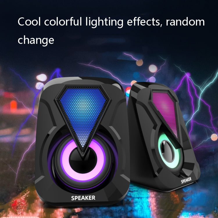 USB有線電腦音箱 家用桌面遊戲音響