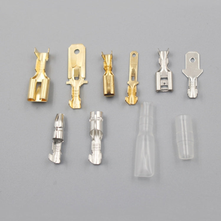 150個 汽車摩托車自行車公母車鍬連接器接頭壓接線端子