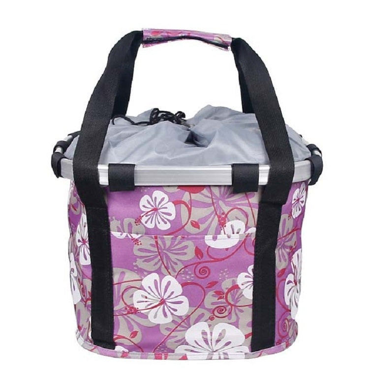 自行車車頭包車筐鋁合金邊可摺疊車籃