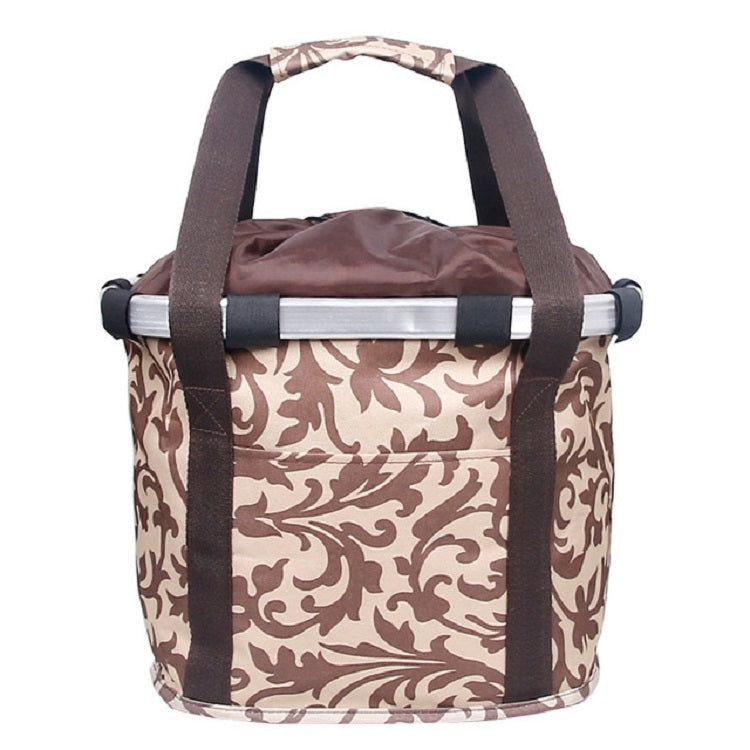 自行車車頭包車筐鋁合金邊可摺疊車籃