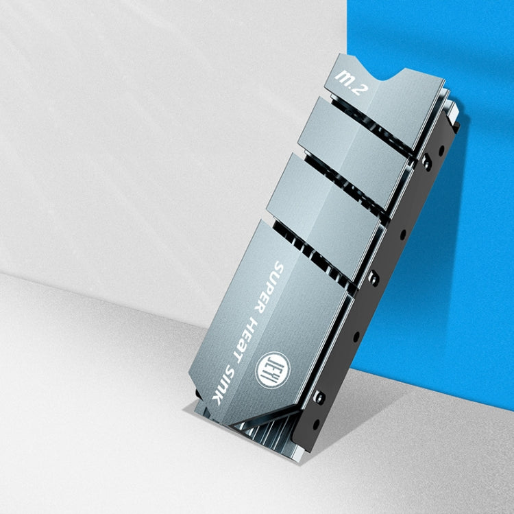 佳翼 酷冷灰魚 M.2 無軸承硬盤散熱器 適用於NVME/Ngff