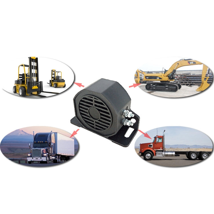 12-48V 汽車叉車貨車卡車挖掘機倒車喇叭 防水型滴滴音喇叭