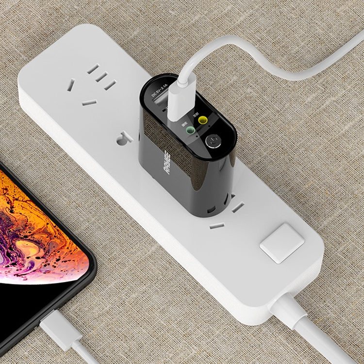 RAYEE K8 藍牙5.0音頻接收發射器 二合一配器 支持2.1A快充U盤播放 美規