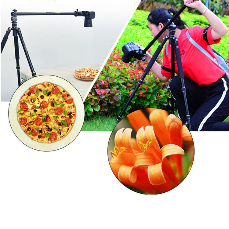 捷寶 橫式俯拍三腳架萬向中軸鎖