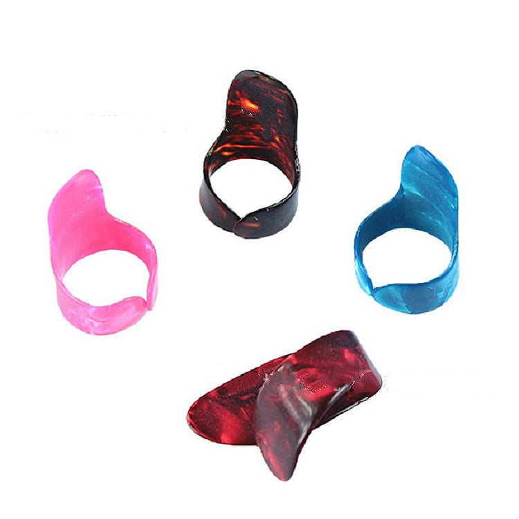 M02219 4 in 1 有機玻璃滑棒+不銹鋼滑棒+賽璐璐吉他撥片+塑料盒套裝