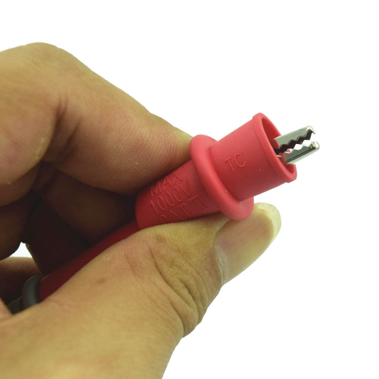 10對賣 萬用表鱷魚夾 電容夾 表筆通用附件 連接器測試夾