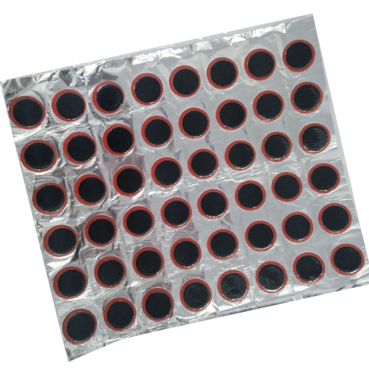 48件一套 山地自行車穿刺維護輪胎橡膠補丁套件騎行修理工具