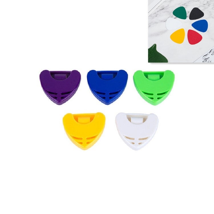 100個賣 ABS 吉他撥片收納盒，顏色隨機發貨