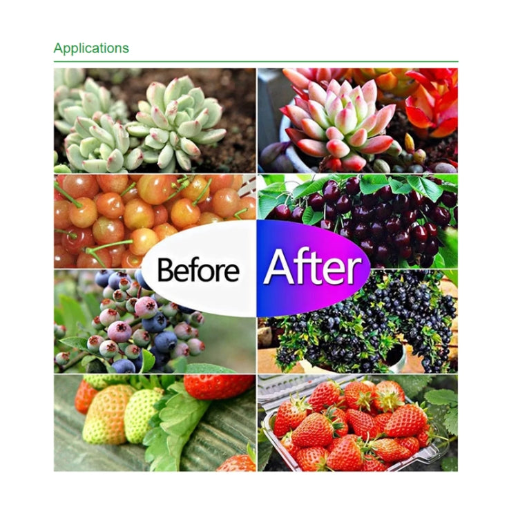 超薄LED植物燈 全光譜COB生長燈 蔬菜瓜果花卉大棚補光燈 帶插頭